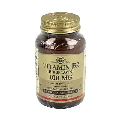 Vitamina b2 100 mg 100cp, Solgar