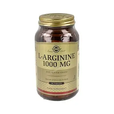 L-arginina 1000 mg 90 comprimidos, Solgar