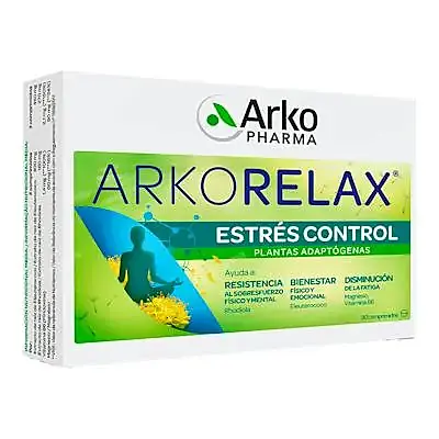 Arkorelax estres 30 comprimidos, Arkopharma