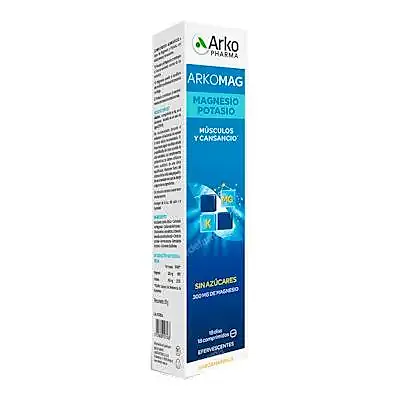 Arkovital magnesio+potasio 18 comprimidos efervescentes, Arkopharma