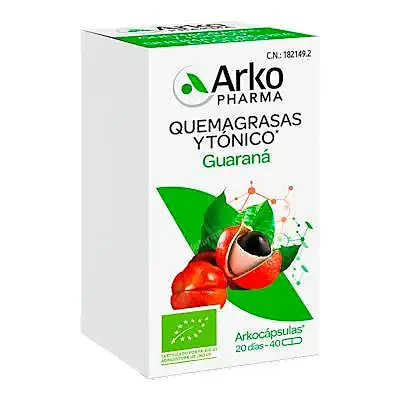 Guarana BIO 40 arkocápsulas, Arkopharma