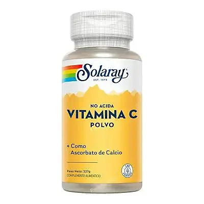 Vitamina c polvo 227 g, Solaray
