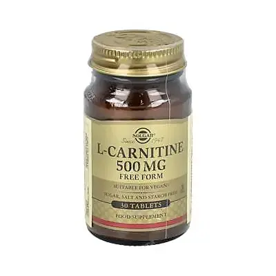 L-carnitina 500 mg 30 comprimidos, Solgar