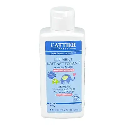 Linimento para el cambio de pañal bebe 200 ml, Cattier