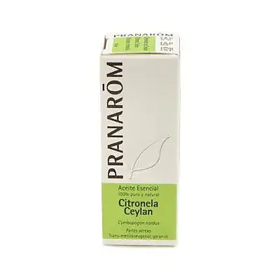 Aceite esencial de citronela ceylan 10 ml, Pranarom