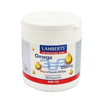 Omega 369 1200 mg 120 cápsulas, Lamberts