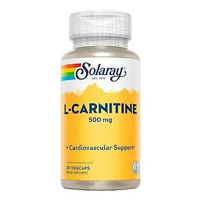 L-carnitine 500 mg 30 cápsulas, Solaray