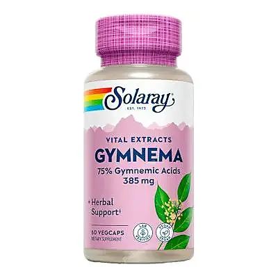 Gymnema 385 mg 60 cápsulas, Solaray