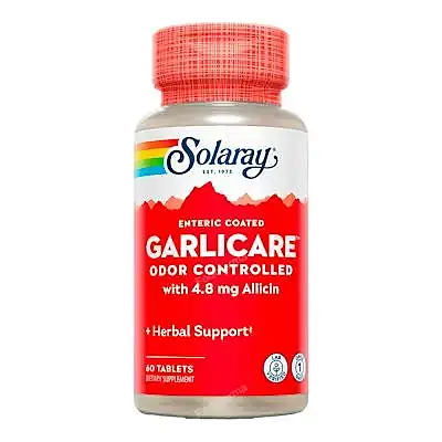 Garlicare (desodorizado) 60 comprimidos, Solaray
