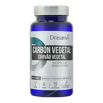 Carbón vegetal nutrabasicos 60 cápsulas, Drasanvi
