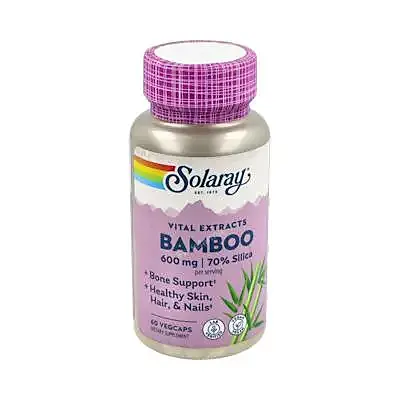 Bamboo 300 mg 60 cápsulas, Solaray