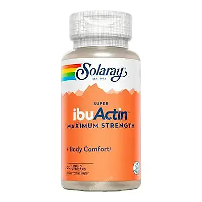 Super ibuactin liquidas 60 cápsulas, Solaray