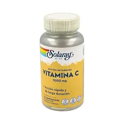 Vitamina c 1000 mg accion retardada 30 comprimidos, Solaray