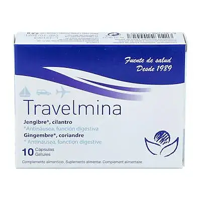 Travelmina 10 cápsulas, Bioserum