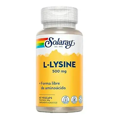 L-lysine 500 mg 60 cápsulas, Solaray