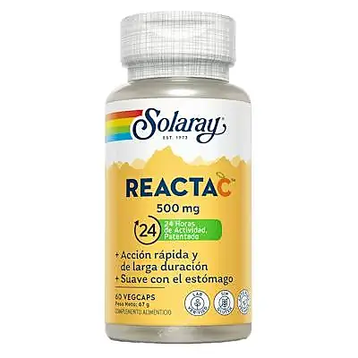Reacta-c 500 mg (ester C) 60 cápsulas, Solaray