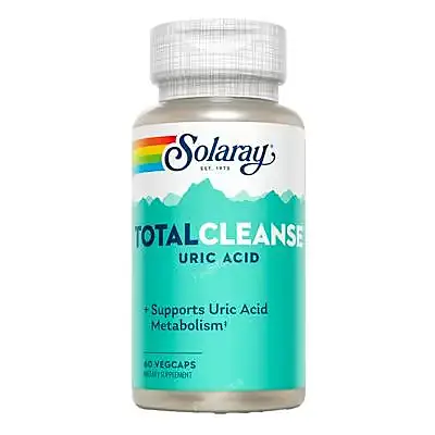 Total cleanse uric acid 60 cápsulas vegetales, Solaray
