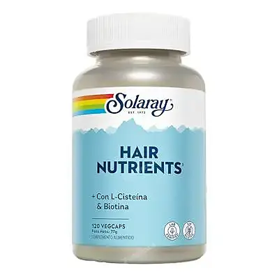 Hair nutrients 60 cápsulas, Solaray