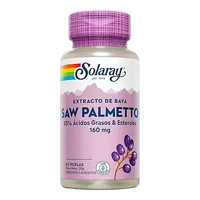 Saw palmetto 60 perlas, Solaray