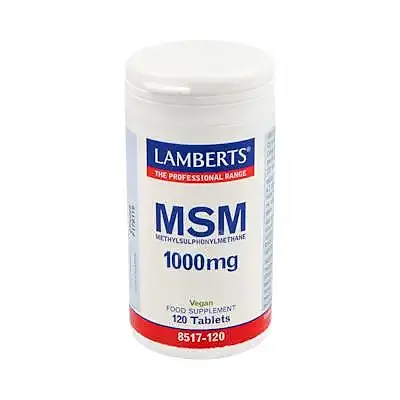 Msm 1000 mg 120 cápsulas, Lamberts