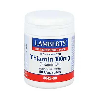Vitamina b1 thiamin 100 mg 90 cápsulas, Lamberts