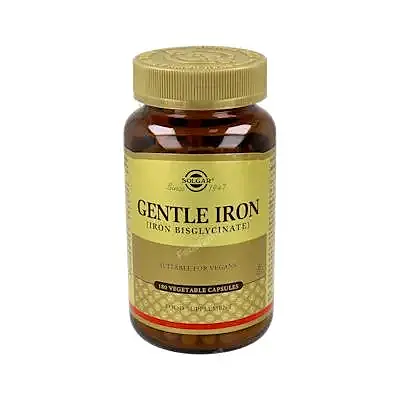 Hierro gentle (no estriñe) 20 mg 180 cápsulas, Solgar