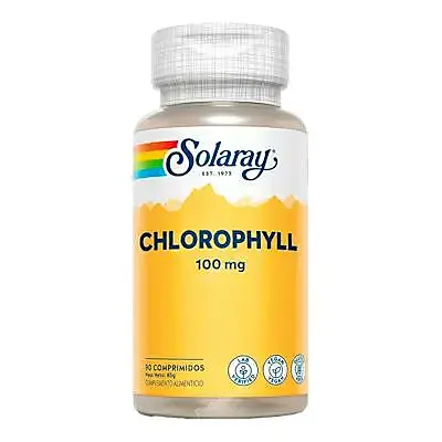 Chlorofila 100 mg 90 comprimidos, Solaray