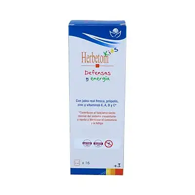 Herbetom kids defensas y energía jarabe 250 ml, Bioserum