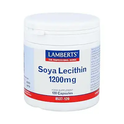 Lecitina de soja 1200 mg 120 cápsulas, Lamberts