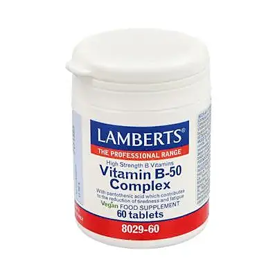 Vitamina b50 60 comprimidos, Lamberts