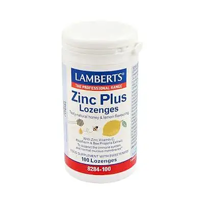 Zinc plus masticable 100 comprimidos, Lamberts