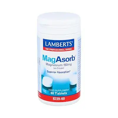 Magasorb (magnesio citrato) 150 mg 60 comprimidos, Lamberts