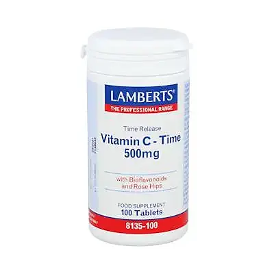Vitamina c 500 mg 100 comprimidos, Lamberts