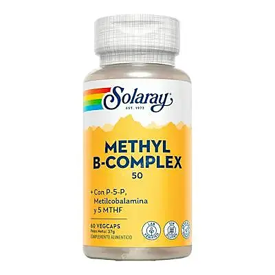 Methyl b complex 50 60 cápsulas, Solaray