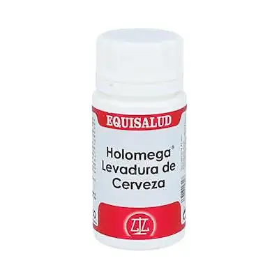 Holomega levadura de cerveza 50 cápsulas, Equisalud