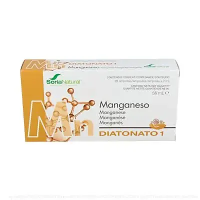 Diatonato 1 manganeso 28 ampollas, Soria Natural