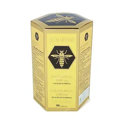 Jalea real 1000 mg lecitina 90 perlas, Marnys