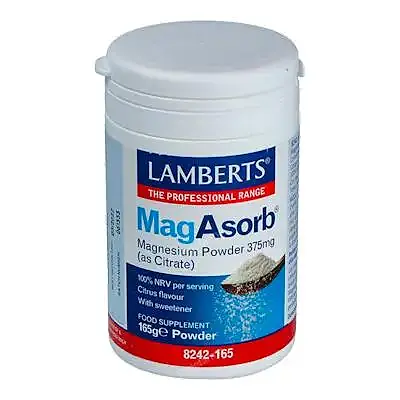 Magasorb (magnesio citrato) 375 mg 165 g, Lamberts