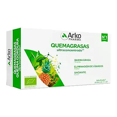 Arkofluido quemagrasas BIO 20 ampollas, Arkopharma