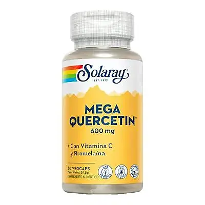 Mega quercitin 600 mg 30 cápsulas vegetales, Solaray