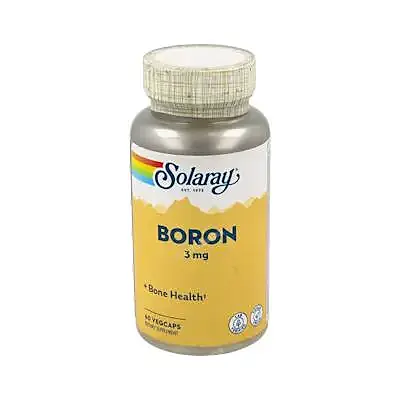 Boro citrato 500 mg 60 cápsulas, Solaray