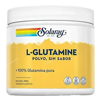 L-glutamine sabor neutro polvo 300 g, Solaray