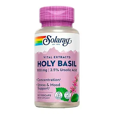 Holy basil 450 mg 60 cápsulas, Solaray