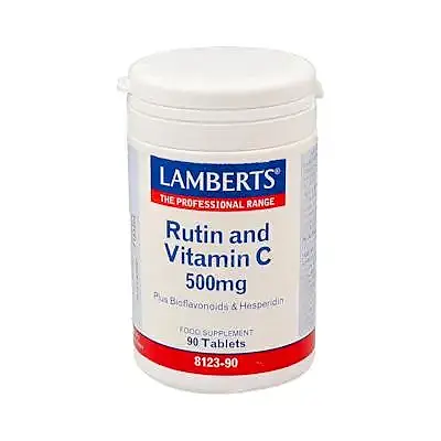 Rutin + vitamina C + bioflavonoides 90 comprimidos, Lamberts