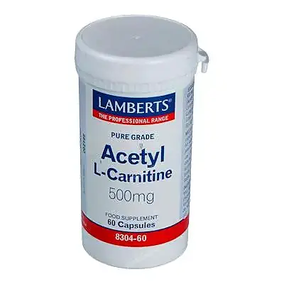 L acetil carnitina 60 cápsulas, Lamberts
