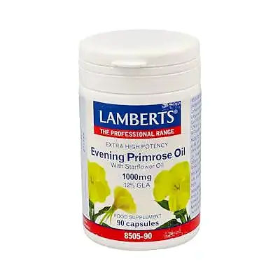 Onagra+borraja 1000 mg 90cp, Lamberts
