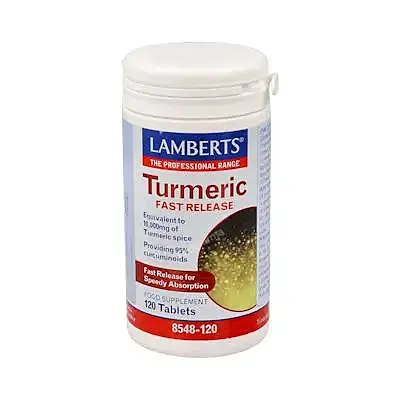 Cúrcuma liberacion rapida 120 comprimidos, Lamberts