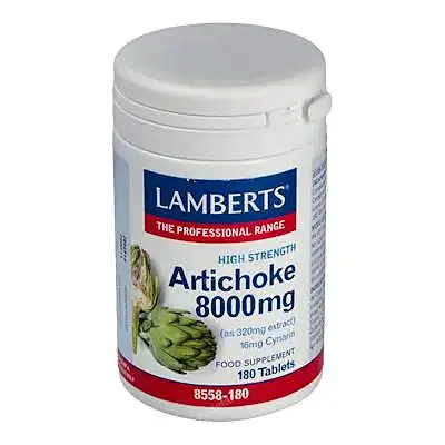 Alcachofa (artichoke) 7425 mg 180 comprimidos, Lamberts
