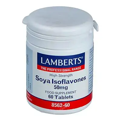 Isoflavonas de soja 60 comprimidos, Lamberts