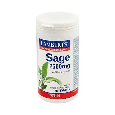 Salvia sage 2500 mg 90tabs, Lamberts